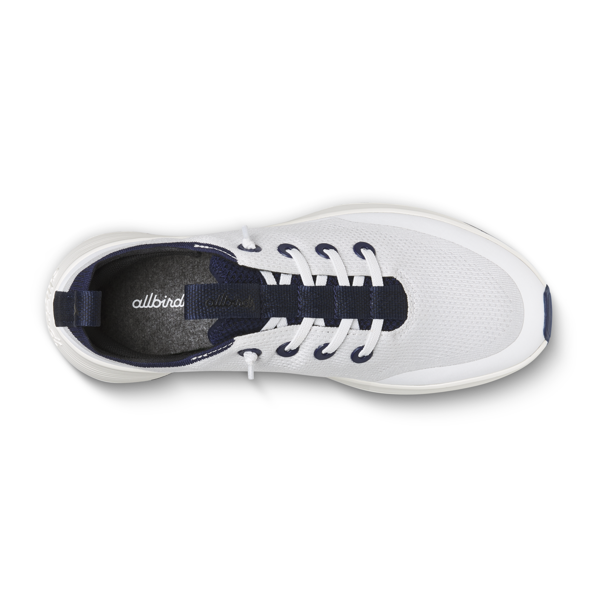 Women's Tree Runner Go - Utility - Blizzard/Deep Navy (Natural White Sole) - Image 3