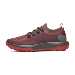 Women's Trail Runners - Deep Red (Dark Anthracite Sole)