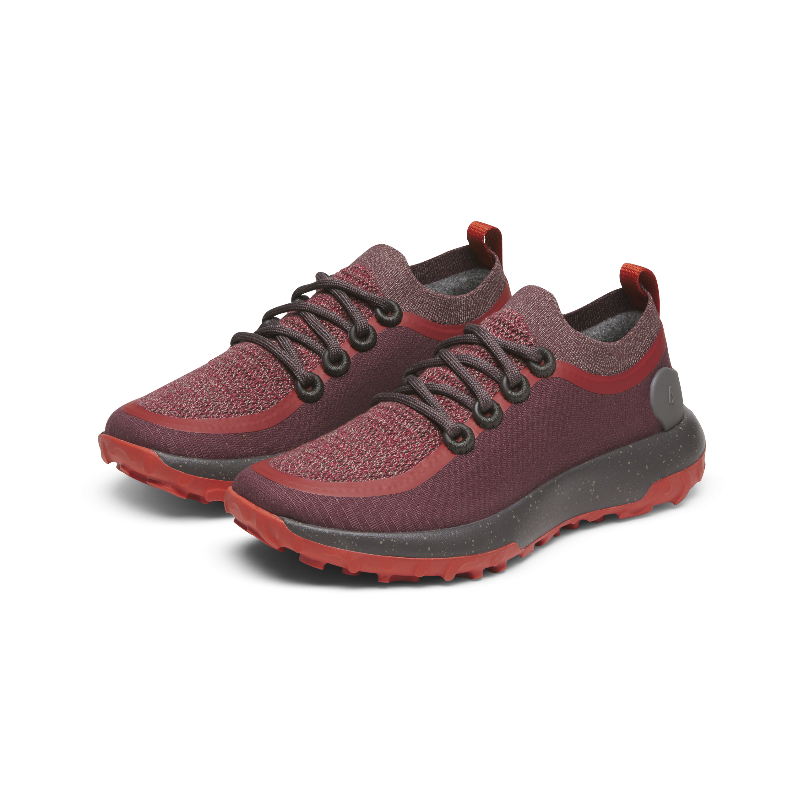 Men's Trail Runners - Deep Red (Dark Anthracite Sole) - Image 5